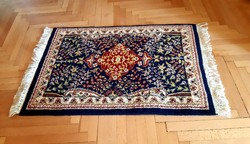 Kézi csomózású gyapjú perzsa szőnyeg, 61×101 cm