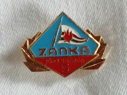 Balatoni Úttörőváros jelvény Zánka Törzsgárda 5 felirattal