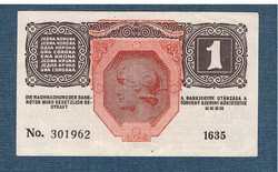 1 Korona 1916 deutschösterreich stamp ef+