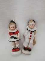German porcelain harlequin pair