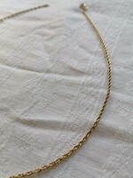 Twisted 18k gold necklace 50 cm