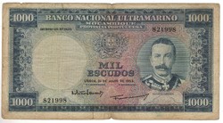 1000 escudos 1953 Mozambik 2.