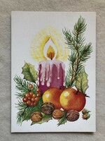 Graphic Christmas card - Baka piroska graphic - postal clean