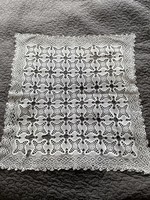 Larger size fine crochet tablecloth, handwork, lace 70*70 cm