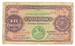 10 centavos 1914 Mozambik Lourenco Marques 2.