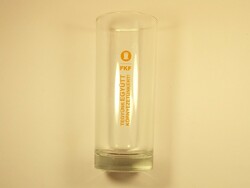 Régi retro üveg pohár FKF Fővárosi Közterület Felügyelet Tegyünk együtt környezetünkért! felirattal