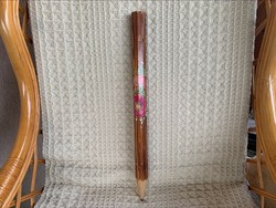 Óriás erdélyi festett fa ceruza, nagyméret 49 cm!