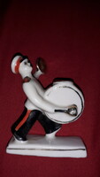 Beautiful antique cccp tiny 7 cm konakovo zik Russian rare porcelain figure military drummer as shown in the pictures