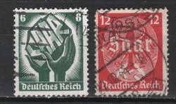 Deutsches Reich 0673 Mi 544-545      1,50 Euró