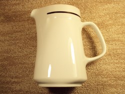 Retro old porcelain marked pouring jug milk pouring jug lowland factory kitchen