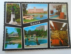 D195096 old postcard - Gyula 1977 - Balatonfüred sanatorium - unknown