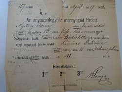 D195107 Nyitray István lovasrendőr -1876 Eötvös u.rendőrlaktanya-Kőműves Julianna, Velence -Hirdető