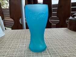 Coca cola glass cup: the fifa world cupa russia 2018. Blue