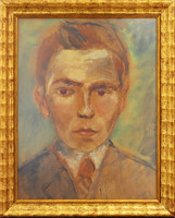 János Schadl - portrait of a young man