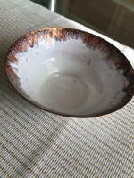 Fire enamel decorative bowl