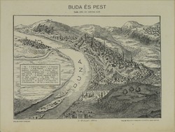 Pallas Nagy Lexikon illusztráció : Buda és Pest