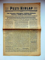 1944 June 10 / Pest hirlap 4th Edition / birthday old original newspaper no.: 7578
