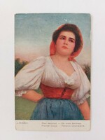 Old postcard art postcard 1915 josef ženíšek