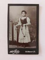 Antique female photo ateiler flora wien old vienna photo
