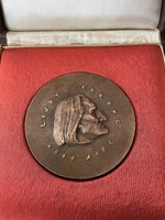 Liszt Ferenc-díj I. fokozat bronz érme, bronzplakett eredeti dobozában
