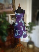 Debut 42 exclusive casual dress, 97% cotton, party, wedding, mother of joy, purple floral