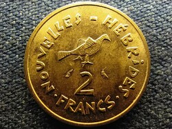 Vanuatu Angol-francia (1906-1980) 2 frank 1973 (id67332)