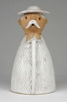 1M952 Mária from Szilágy: uncle in a hat ceramic figure 14 cm