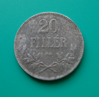 20 Filér - 1920 - c-b - iron