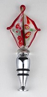 1M749 Murano-style Blown Glass Wine Bottle Cork 13.5 cm
