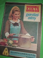 Old kettle cookware brochure / operating instructions as shown