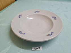 T0907 Drasche virág mintás leveses tányér 1 db 24 cm