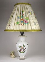 1M973 Herendi Rothschild mintás porcelán lámpa 60 cm