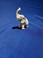 Porcelain small elephant figure nipp sculpture marked Aquincum