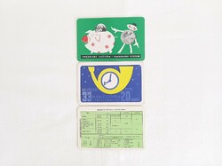 8 db kártyanaptár 1972-ből