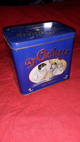 Old dr.Oetker vanilla sugar / baking powder metal plate gift box blue 15 x 9 x 14 cm as shown in the pictures