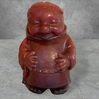 Buddha-shaped candle, large size 16 cm,