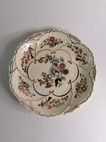 Rare decorative plate with cornflower pattern from Zsolnay, 18 cm.