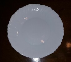 Arcopal francia üveg fehér lapostányér 23 cm.