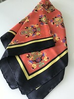 Vintage silk scarf, Estée Leveque brand, 86 x 85 cm