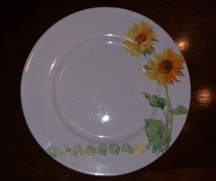 Arte Viva napraforgó mintás porcelán tányér 27 cm