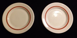 Alföldi porcelain plate with brown stripes 18 cm