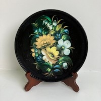 Flower pattern - floral wall plate - plate 20 cm