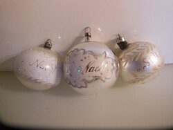 Christmas tree decoration - with the inscription 