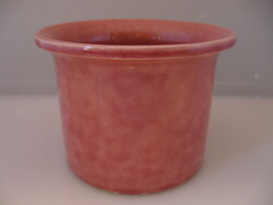 Pink cloudy small ceramic bowl