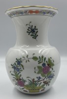 Colorful Indian flower basket pattern vase from Herend