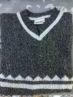 Gin and tonic knitted men's sweater, size m, 30% wool