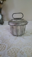 Old, small-sized tin pudding, kuglóf form