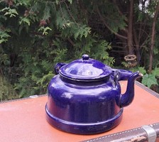 Zománcozott teáskanna kék