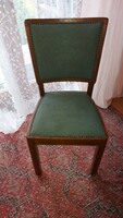 Antik felújított kárpitozott szék