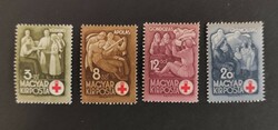 1942. Vöröskereszt (I) ** postatiszta sor